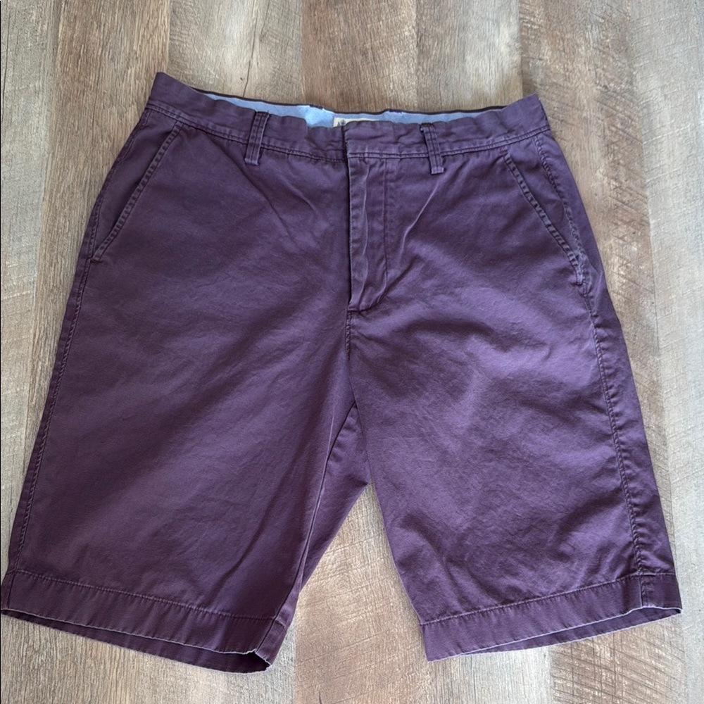 Men's J. Crew Factory Purple Chino Shorts 31
